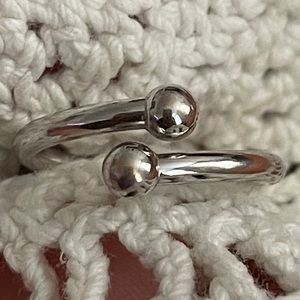 18k White Gold Milor Made in Italy Wrap Ring
